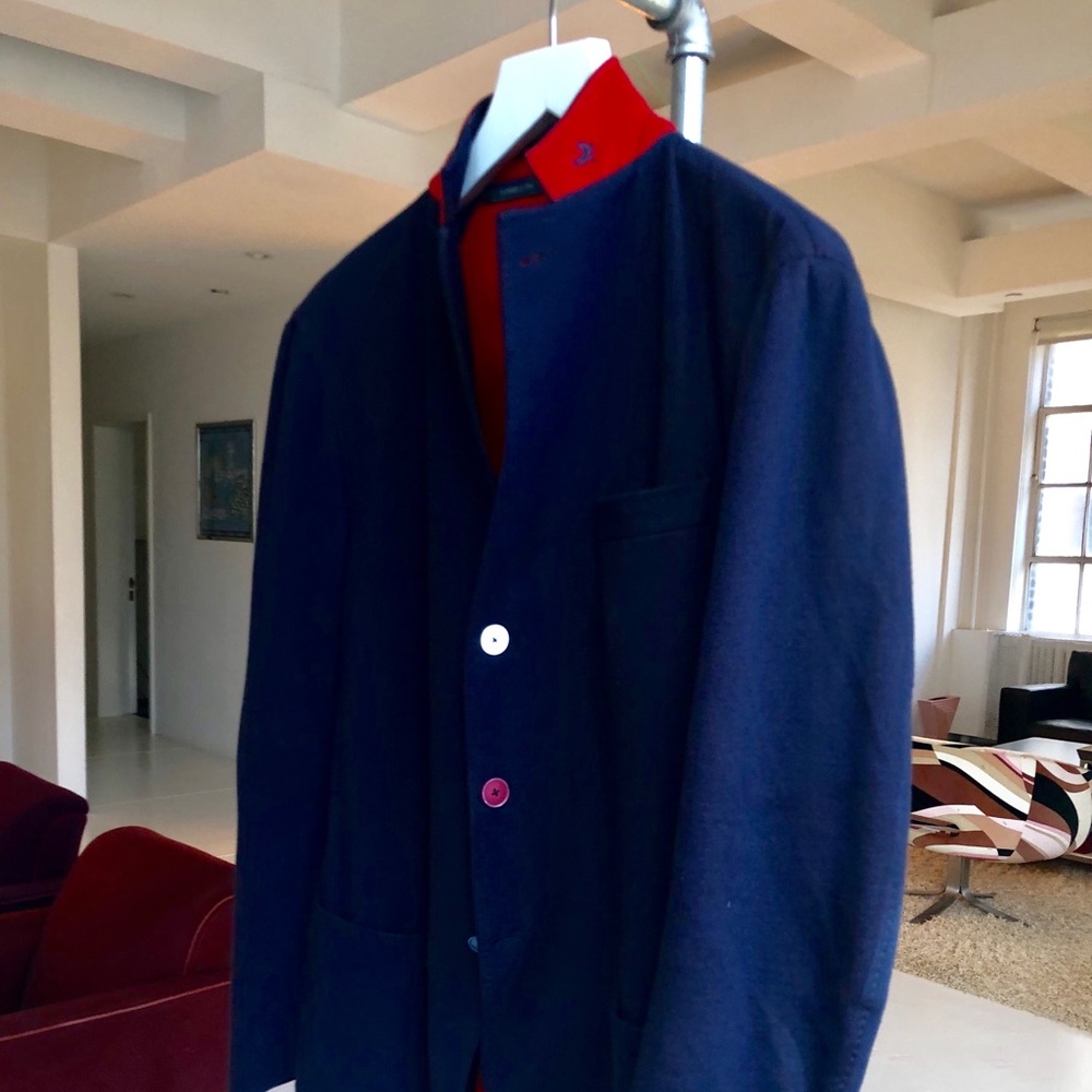 Tombolini, Italy - Gorgeous Navy Blue Blazer